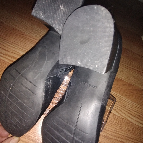 COLE HAAN Women's Black Ankle Boots - Picture 6 of 10